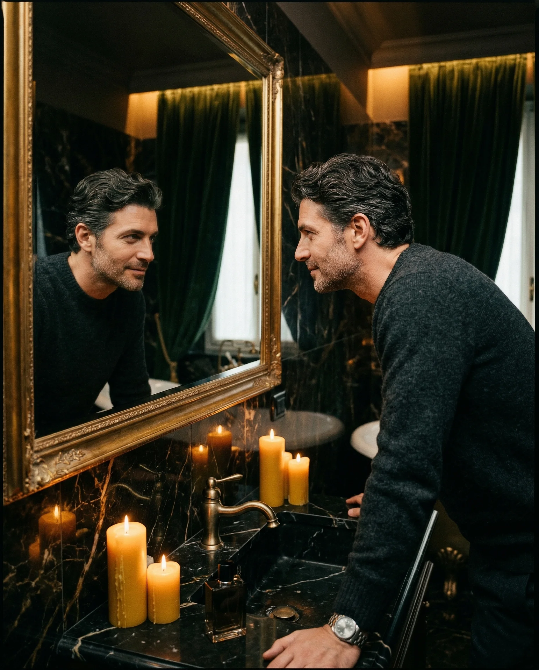 Trasformazione - uomo con capelli naturali dopo il trapianto